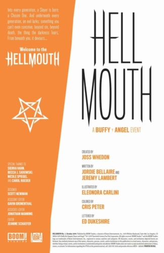 Hellmouth #1Credit: BOOM! Studios